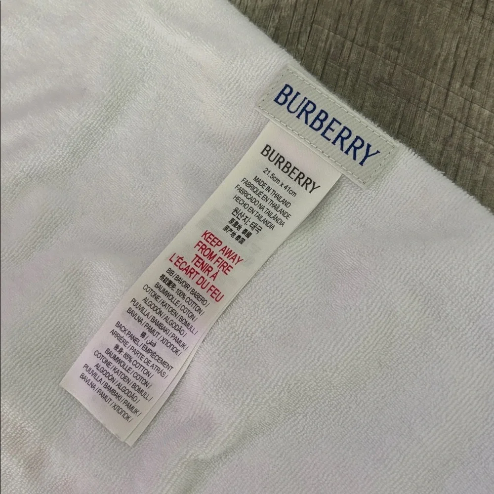 Burberry washed but